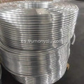 3003 1100 Tubería de aluminio en espiral para intercambiador de calor